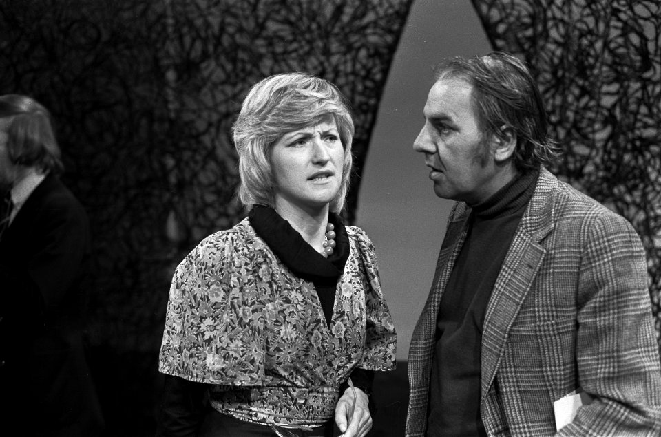 Televisie, Jasperina de Jong en Willem Duys, Bestanddeelnr 926-2852