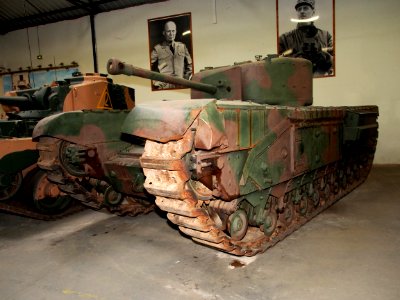 Tank Mark IV Churchill in the Musée des Blindés, France, pic-3