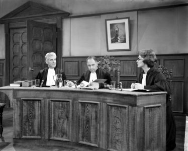 Televisie rechtbank, de zaak Hartveld en Sierhuis, de rechtbank, Bestanddeelnr 914-4574 photo