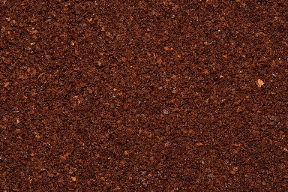 Coffee flour close up background