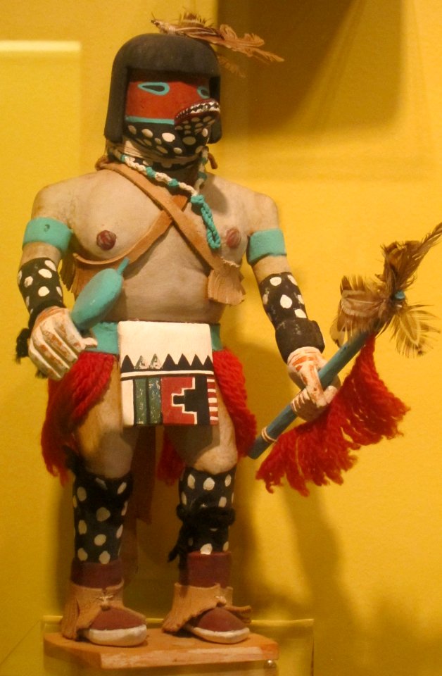 Toho (mountain lion) kachina, Arizona, Hopi people, Honolulu Museum of Art