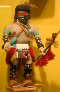Toho (mountain lion) kachina, Arizona, Hopi people, Honolulu Museum of Art