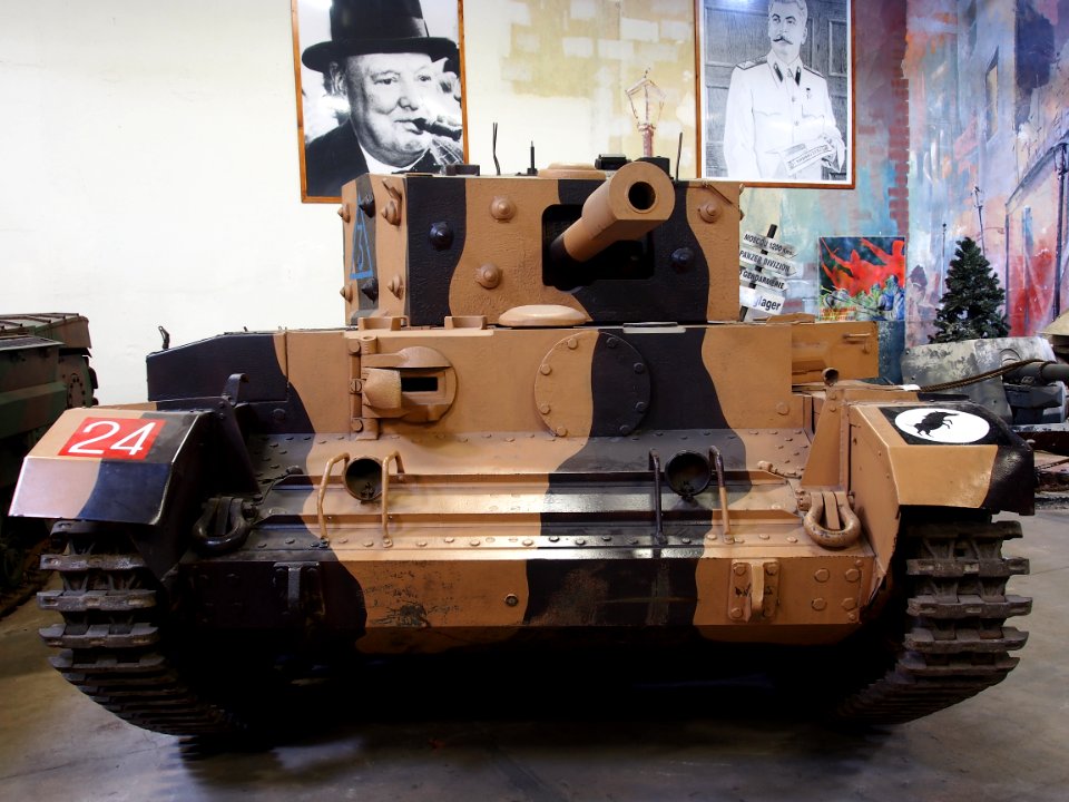 Tank Mark VIII Centaur in the Musée des Blindés, France, pic-1