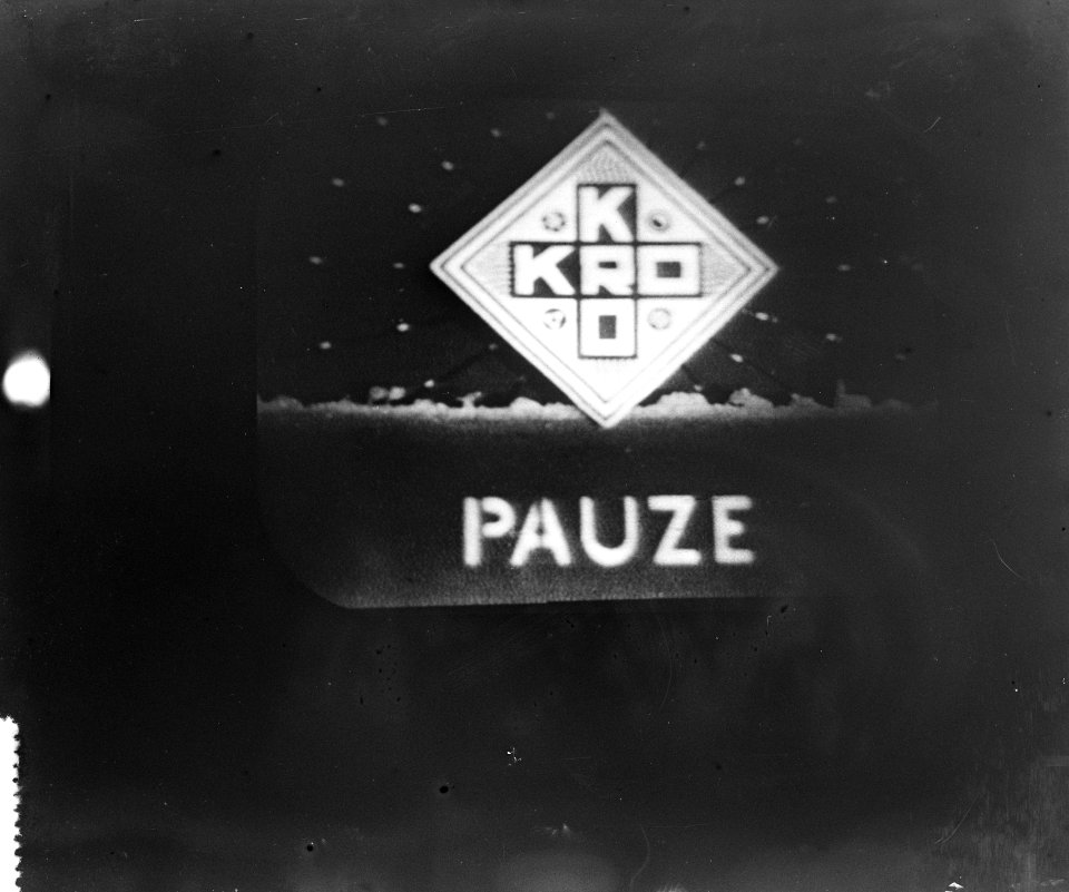 Televisie proefopnamen KRO Pauzeteken, Bestanddeelnr 905-9405
