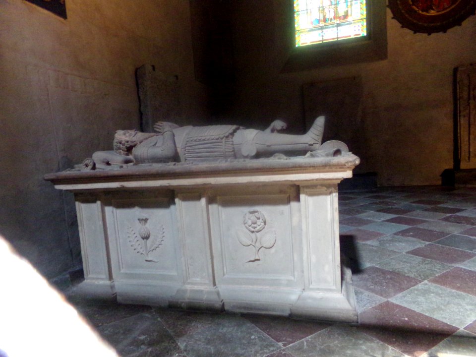 Tomb of Colonel Cockburn inside Turku cathedral