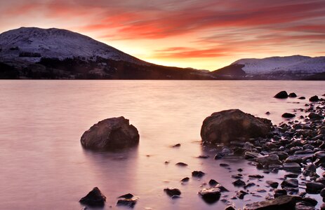 Loch earn mountains