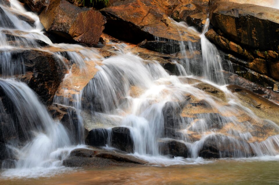 Landscape stream river photo