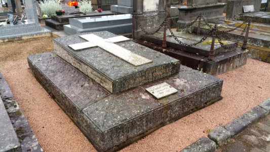 Tombe d'Albert Londres, cimetière de Vichy