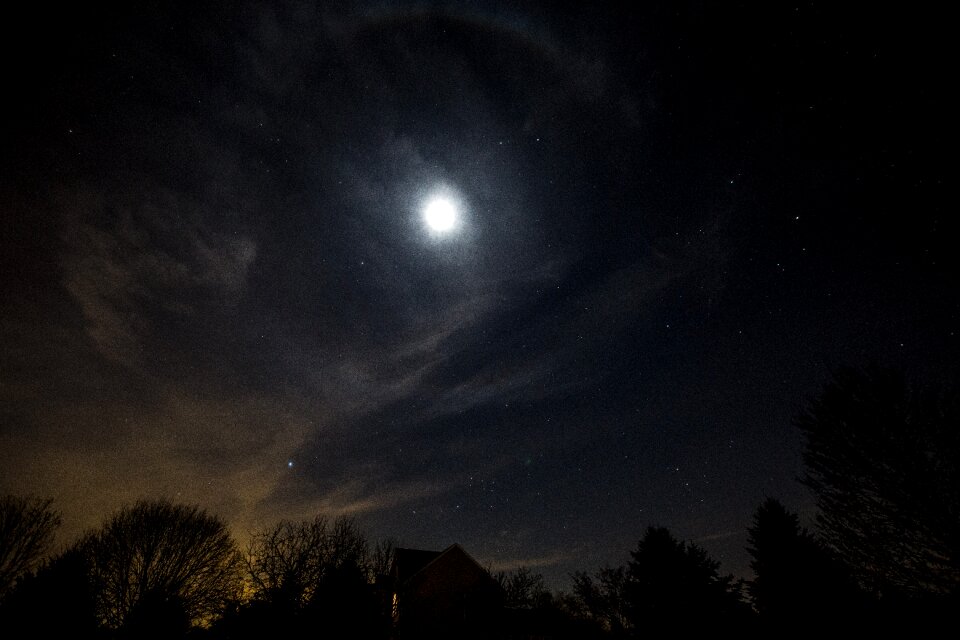 Astronomy celestial black moon