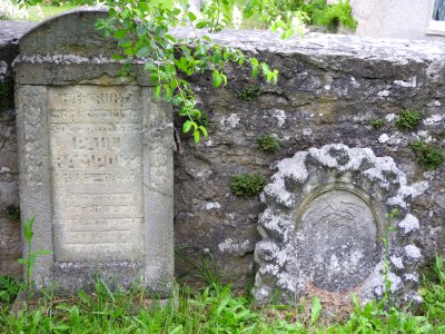 Tomb stones church Steudnitz 1