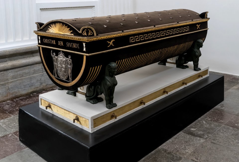 Tomb Christian 7 Roskilde cathedral Denmark