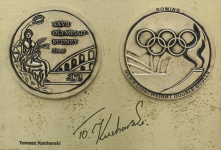 Tomasz Kucharski medal & autograph