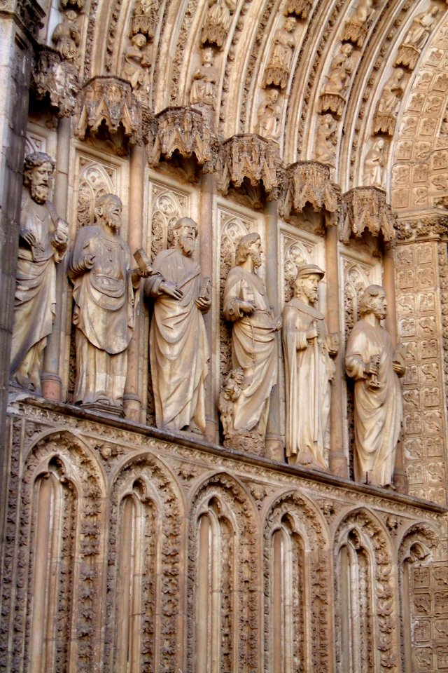 Toledo - Catedral 05, Puerta del Perdon