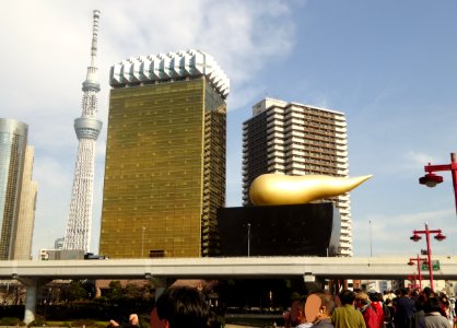 Tokyo Sky Tree,Asahi Beer Tower and Super Dry Hall
