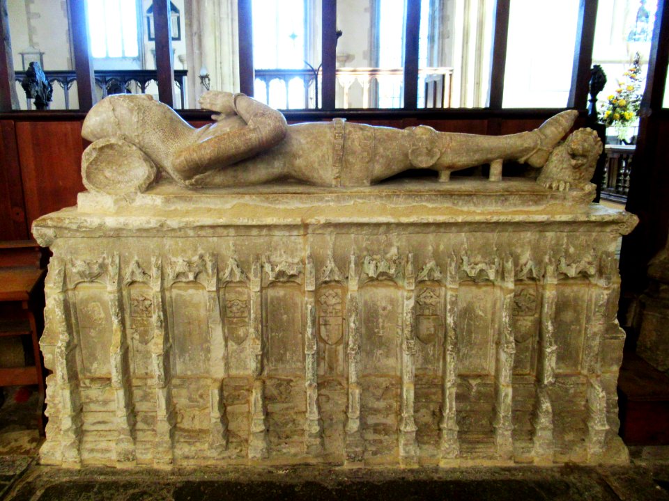 Tomb of unknown knight, Dorchester Abbey 01