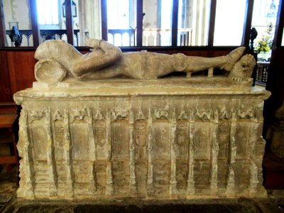 Tomb of unknown knight, Dorchester Abbey 01