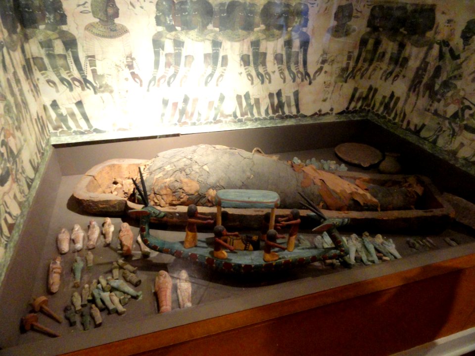 Tomb artifacts, Egypt - San Diego Museum of Man - DSC06919