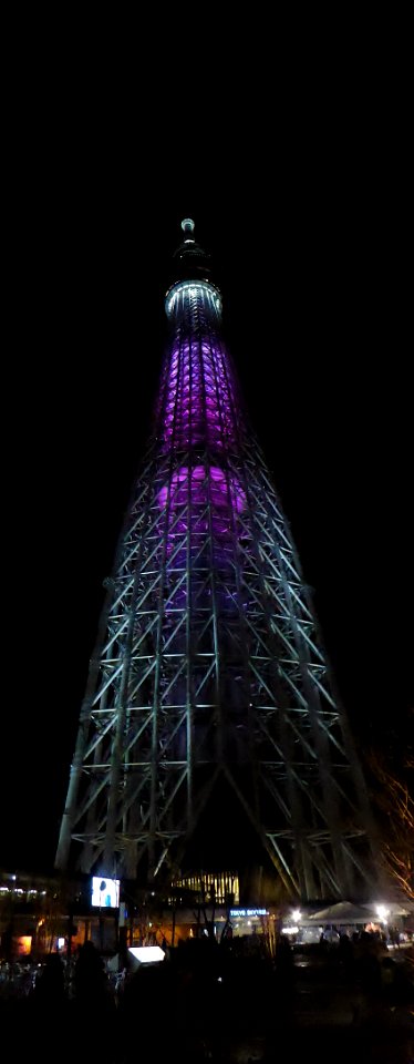 Tokyo Skytree at night