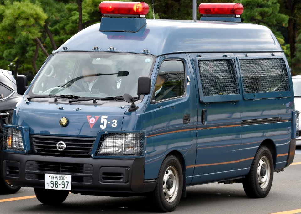 Tokyo Metropolitan Police Department Nissan Caravan E25 Ranger vehicle