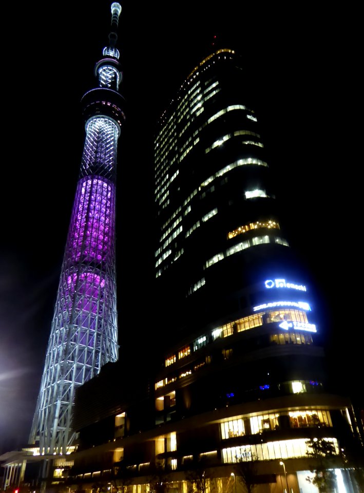 Tokyo Sky Tree at night (2)