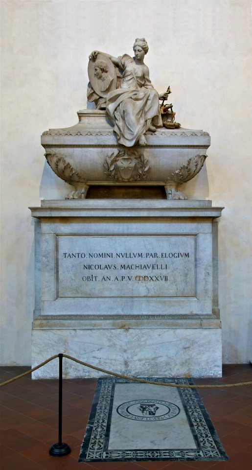 Tombe Nicolas Machiavel Florence