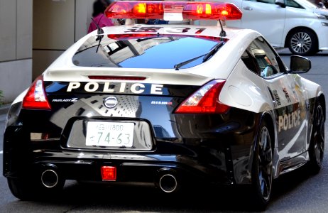 Tokyo Metropolitan Police Department Nissan Fairlady Z NISMO Z34 rear