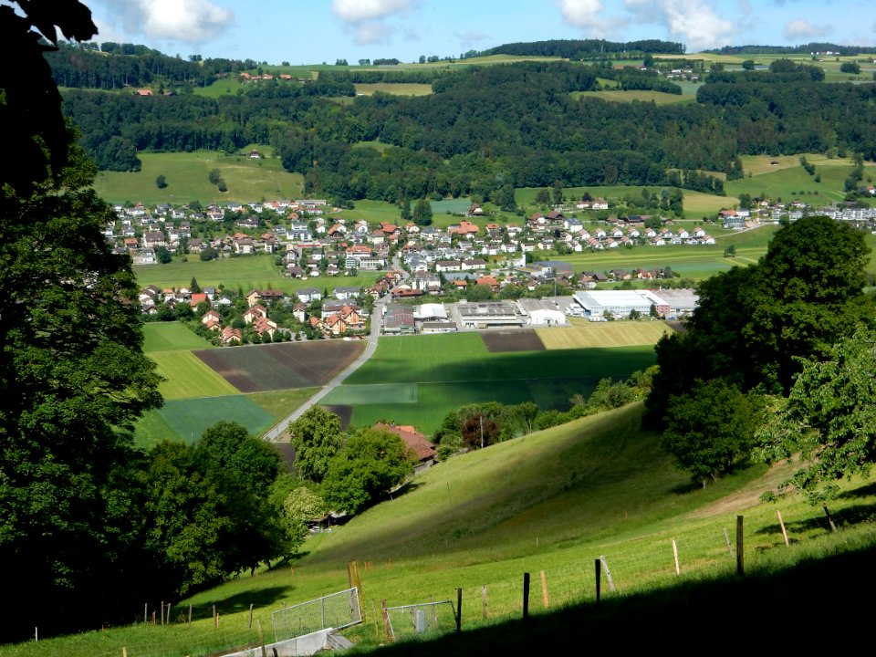 Toffen vom Belpberg aus gesehen