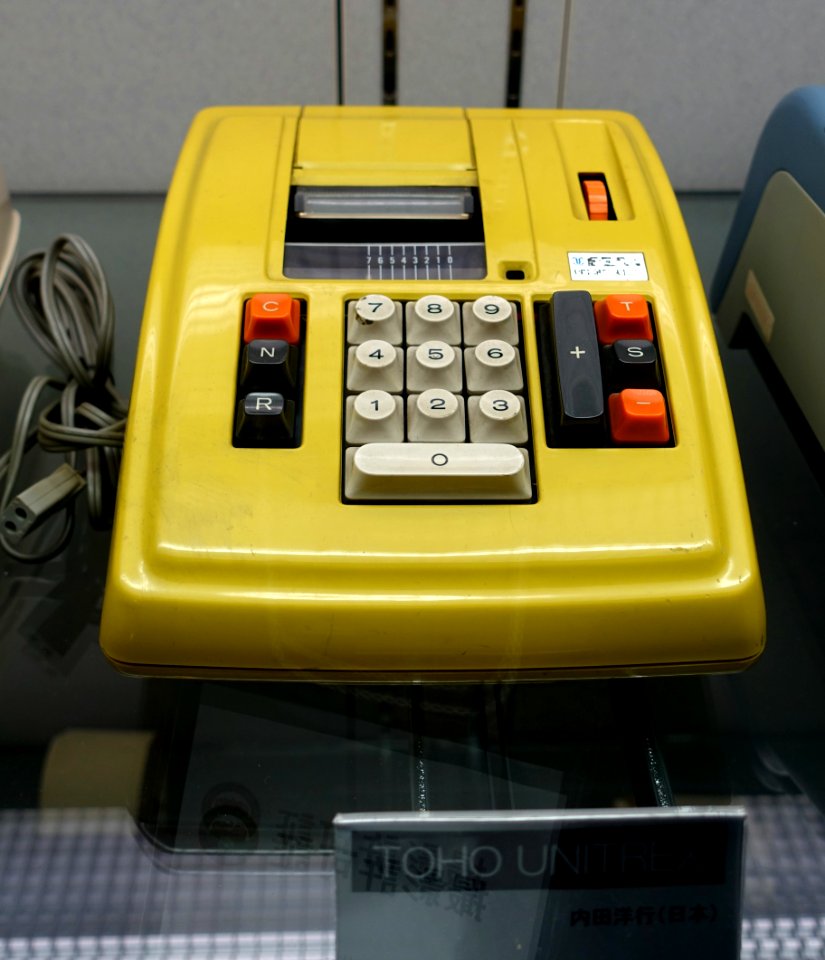 Toho Unitrex electromechanical adding machine - Ridai Museum of Modern Science, Tokyo - DSC07552