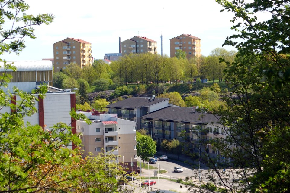Tonttumäki towers from Korppolaismäki