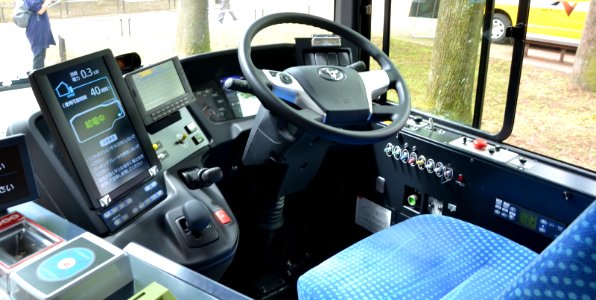 Toei Bus S-D111 Toyota Sora interior