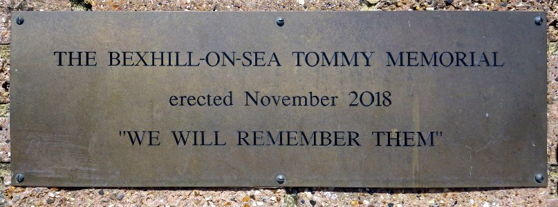 Tommy Memorial Plaque, Marina, Bexhill (0)