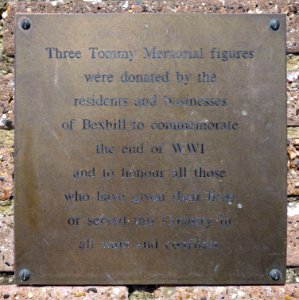Tommy Memorial Plaque, Marina, Bexhill (1)