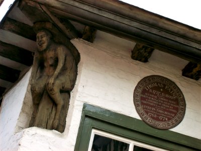 Tom Paine's plaque, Bull House, Lewes