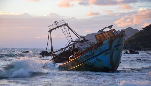 Rotten sunken greece photo