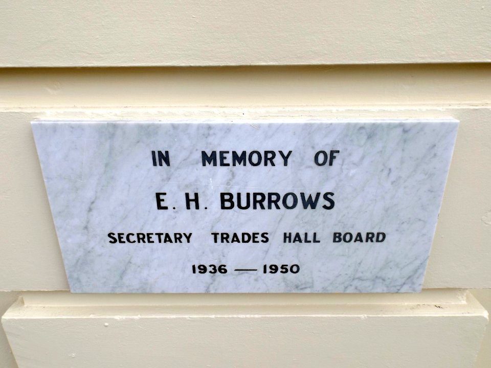 Toowoomba Trades Hall memorial