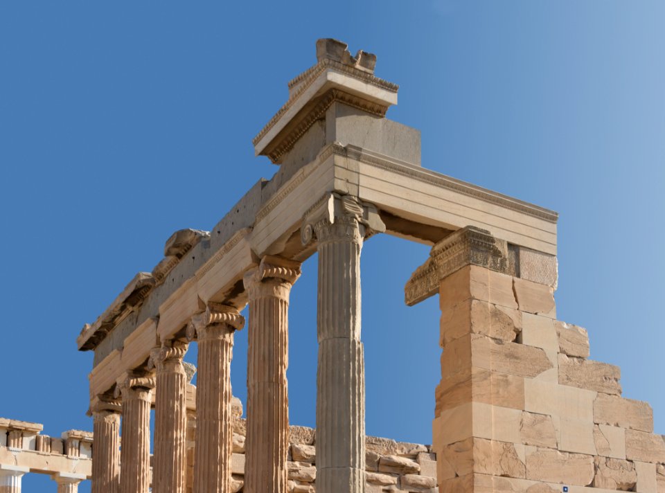 Top erechtheum Acropolis Athens