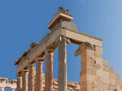 Top erechtheum Acropolis Athens