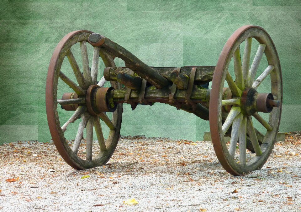 Agricultural unit wooden wheels spoke wheels photo