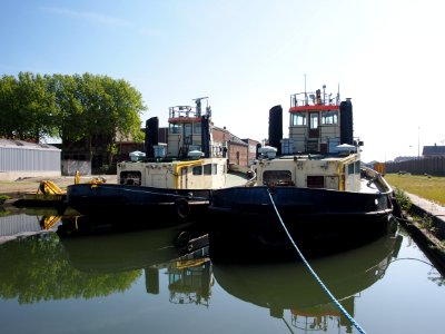 Toogboten 75 & 74, Kattendijkdok, Voith Schneider Propeller, Gemeentelijk Havenbedrijf Antwerpen, Kattendijkdok, pic1