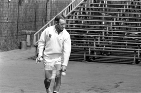 Top Tennis Toernooi 1969 in Amsterdam Laver, aktie, Bestanddeelnr 922-4473