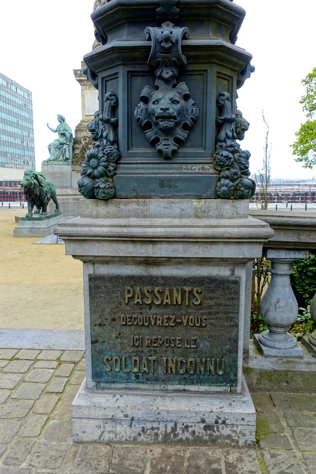 Tomb of the Unknown Soldier in Brussels - DSC06924