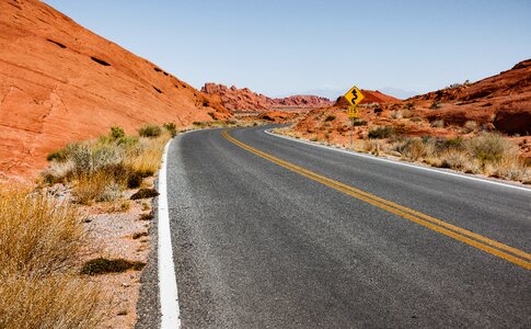 Desert dry highway