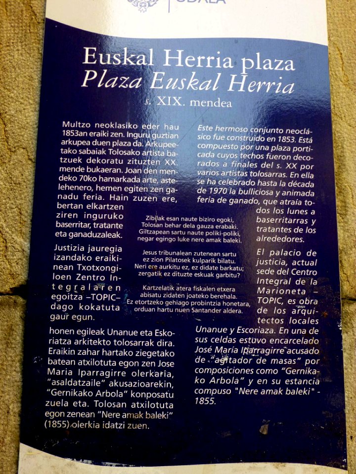 Tolosa - Plaza Euskal Herria 9