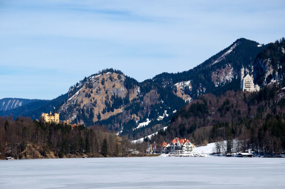 Idyllic winter allgäu