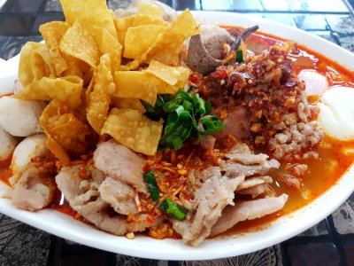 Tom yam noodles - Bangkok - 2017-08-07