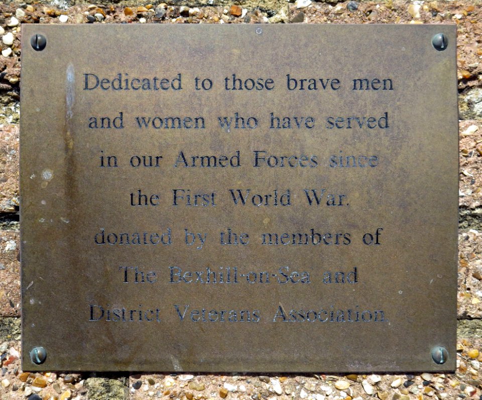 Tommy Memorial Plaque, Marina, Bexhill (2)