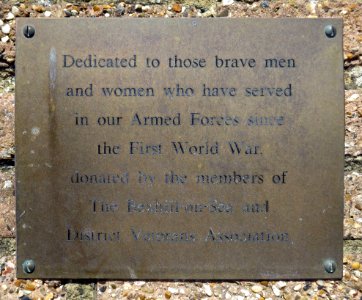 Tommy Memorial Plaque, Marina, Bexhill (2)