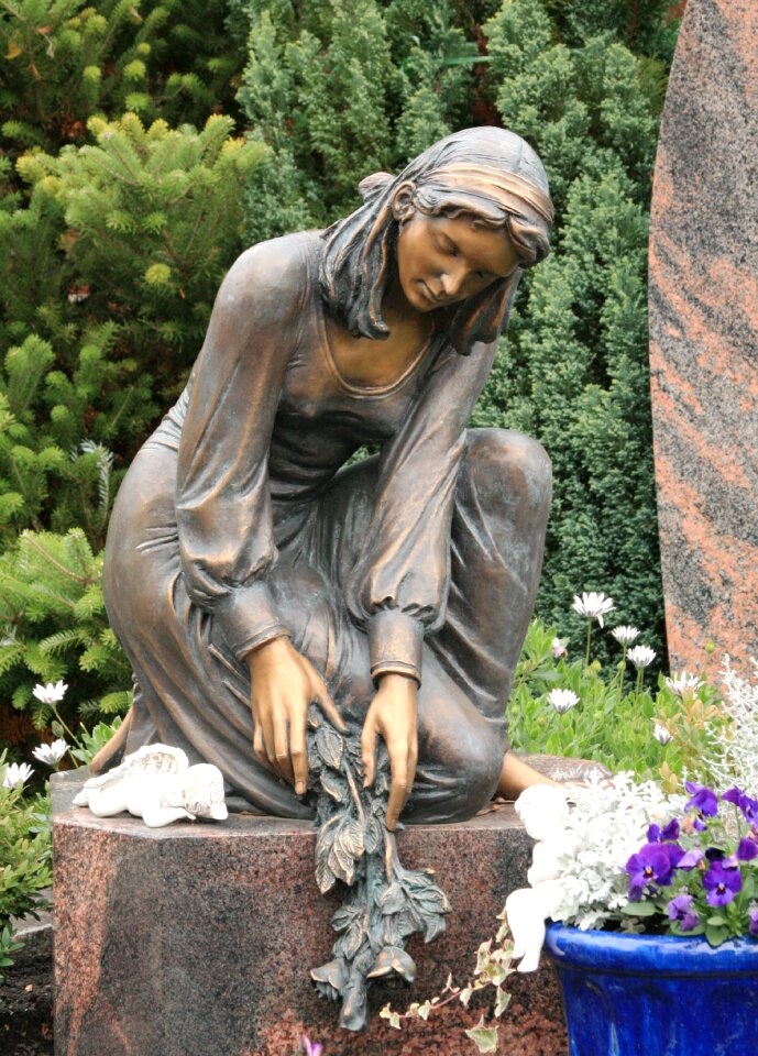 Face cemetery sadness