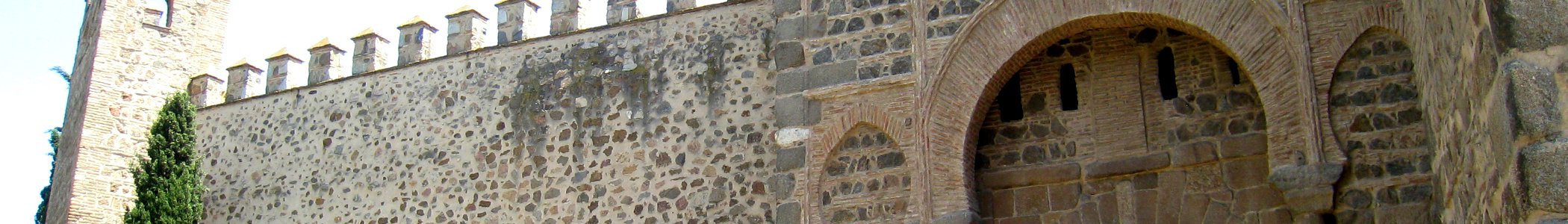 Toledo banner Puerta de Alfonso VI