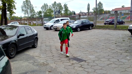 Tomaszów Mazowiecki w województwie łódzkim, PL, EU. Młodzi zawodnicy największego miejskiego klubu piłkarskiego Lechia 1923. CC0